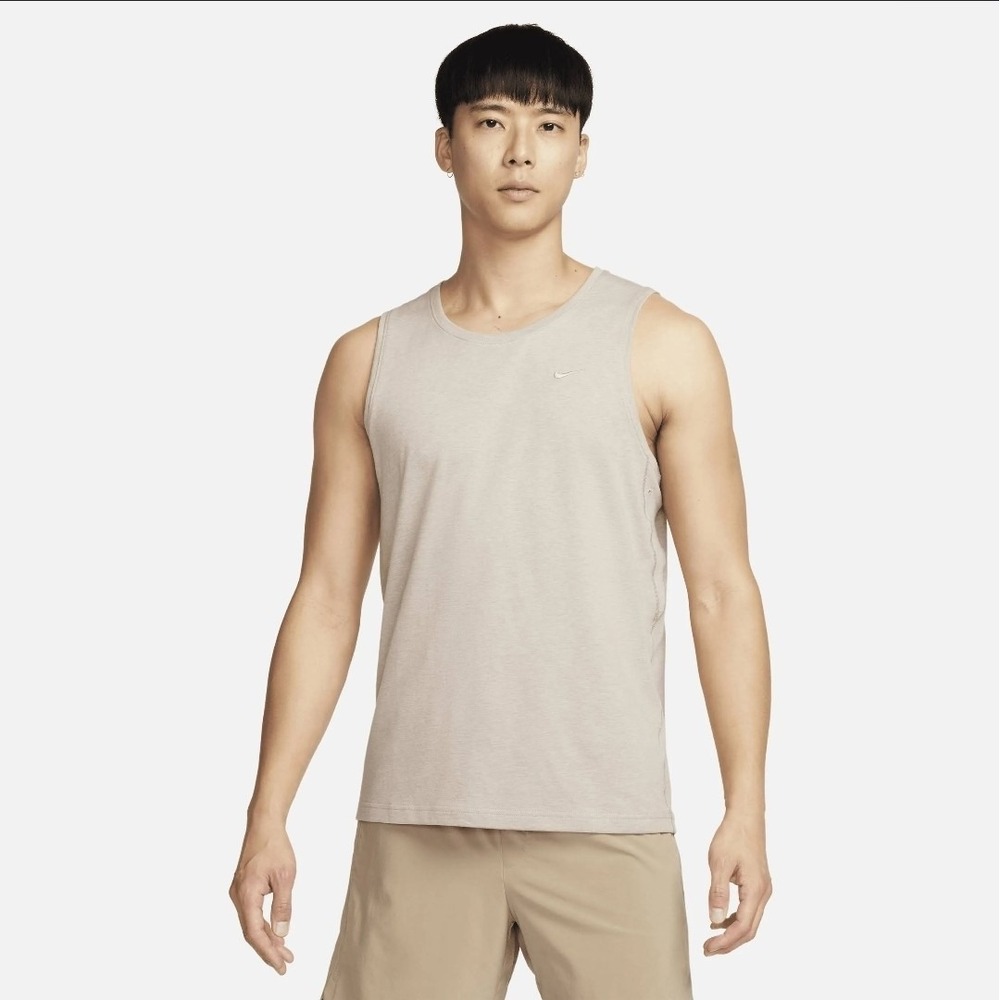 Nike Primary Dri Fit Versatile Training Tank Khaki Beige‎ Mens XL DV9833-248